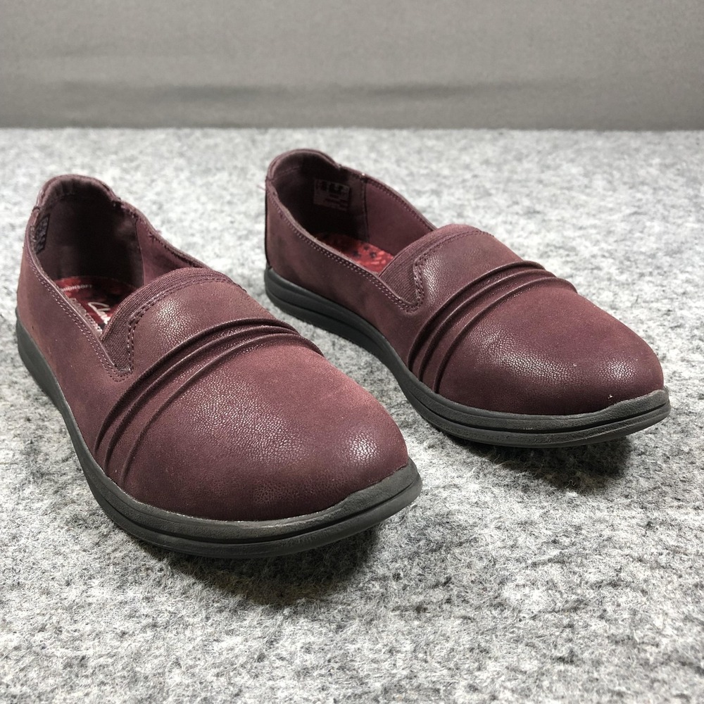 Clarks Cloudsteppers‎ Shoes Womens 9 Red Slip On Comfort Casual Flats